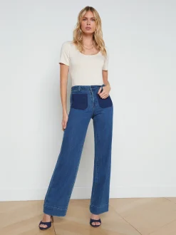 L'AGENCE Spring Collection|Nolan Patch Pocket Jean Dorsey