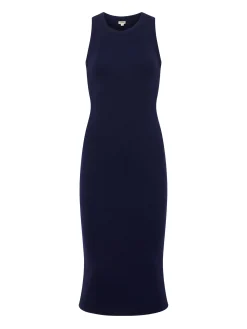 L'AGENCE Spring Collection|Dresses & Jumpsuits|Nura Sleeveless Midi Dress Deep Midnight