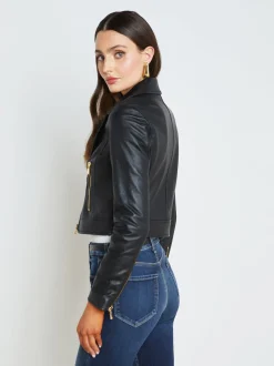L'AGENCE All Things Black|Leather|Onna Leather Jacket Black
