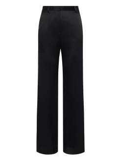 L'AGENCE All Things Black|Sets|Pilar Silk Wide-Leg Pant Black Silk