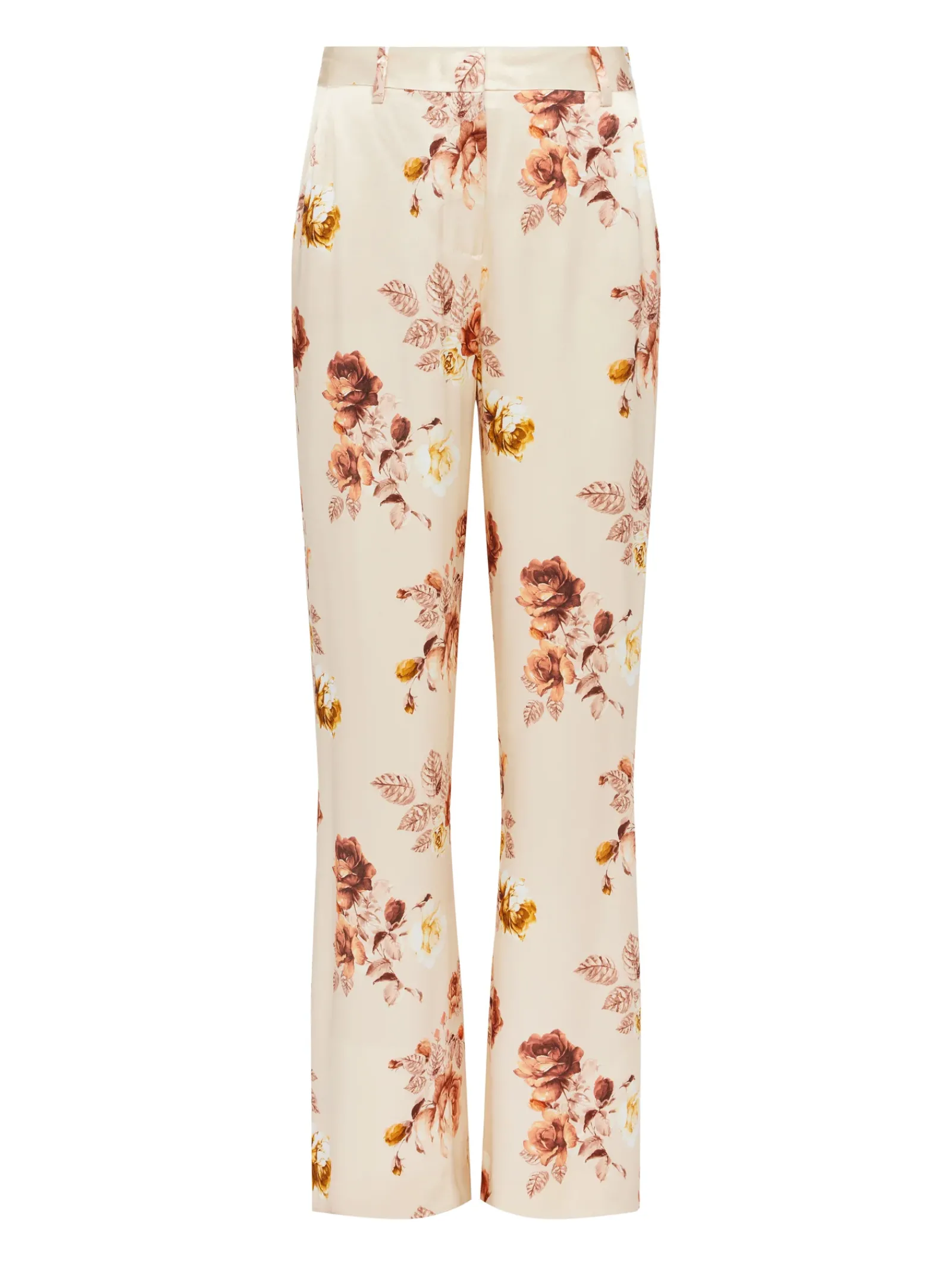 L'AGENCE Sets|Resort Collection|Pilar Wide-Leg Pant Buff Multi Tonal Rose Floral