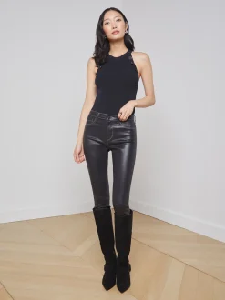 L'AGENCE All Things Black|Knitwear|Rosemary Tank Black/Black