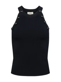 L'AGENCE All Things Black|Knitwear|Rosemary Tank Black/Black
