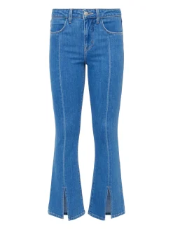 L'AGENCE Spring '24 Catalog|Petite|Rue Split-Hem Cropped Jean Vienna
