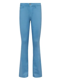 L'AGENCE Spring Collection|Straight|Ruth Coated Straight-Leg Jean Blue Mist Coated