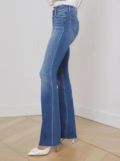 L'AGENCE Straight|Aged Denim|Ruth Straight-Leg Jean Cambridge