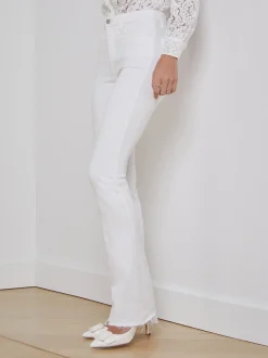 L'AGENCE Nouveau Whites|Straight|Ruth Straight-Leg Jean Blanc