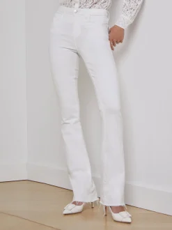 L'AGENCE Nouveau Whites|Straight|Ruth Straight-Leg Jean Blanc