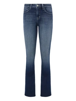 L'AGENCE Straight|Aged Denim|Ruth Straight-Leg Jean Naples