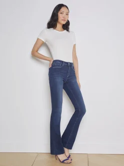 L'AGENCE Straight|Essentials|Ruth Straight-Leg Jean Venus