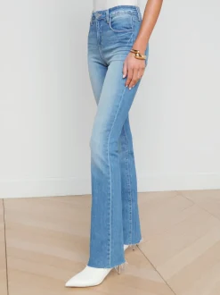 L'AGENCE Straight|Aged Denim|Ruth Straight-Leg Jean Cowan