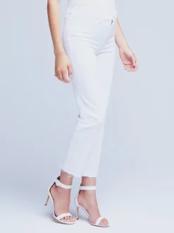 L'AGENCE Nouveau Whites|Online Exclusives|Sada Maternity Jean Blanc