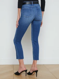 L'AGENCE Spring Collection|Petite|Sada Slim-Leg Cropped Jean Maywood