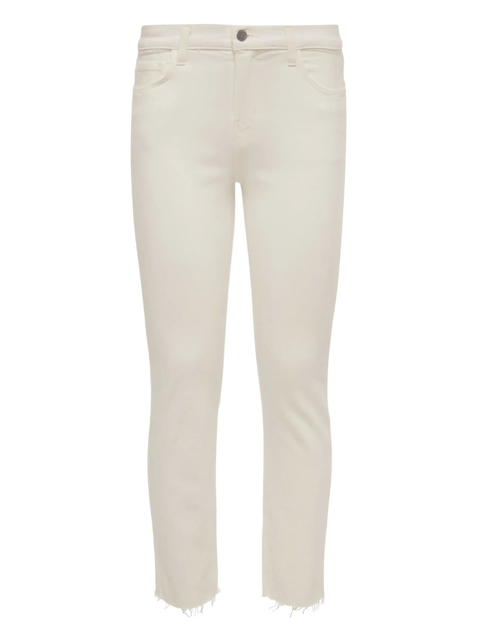 L'AGENCE Petite|Straight|Sada Slim-Leg Cropped Jean Vintage White