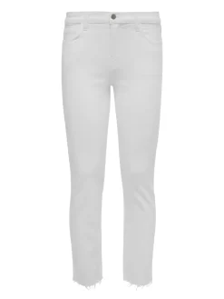 L'AGENCE Nouveau Whites|Petite|Sada Slim-Leg Cropped Jean Blanc