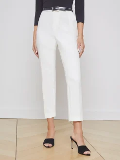 L'AGENCE Nouveau Whites|Sets|Sawyer Trouser Ivory