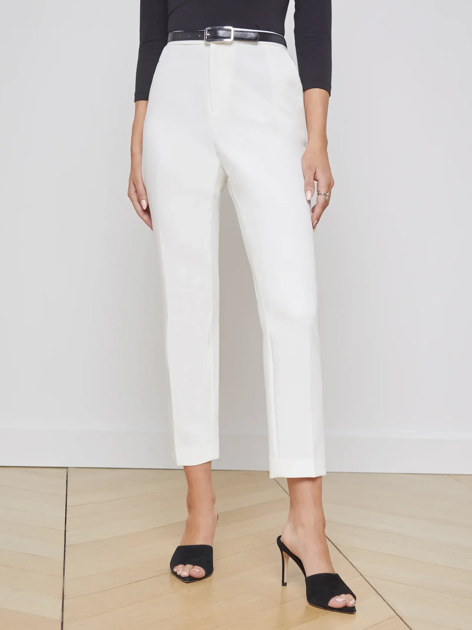 L'AGENCE Nouveau Whites|Sets|Sawyer Trouser Ivory