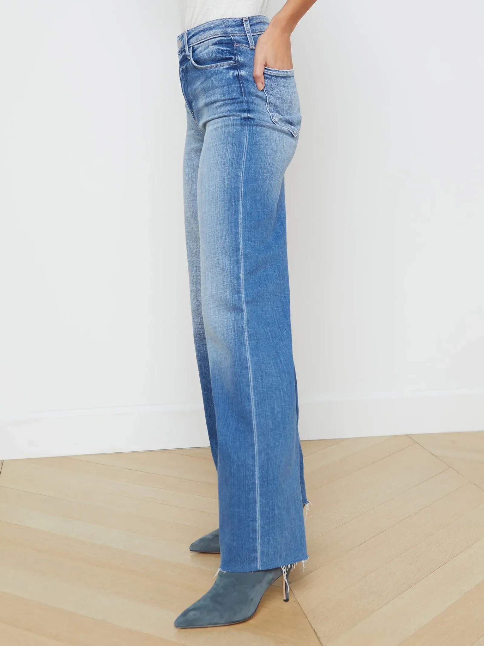 L'AGENCE Back in Stock|Resort Collection|Scottie Wide-Leg Jean Hayward