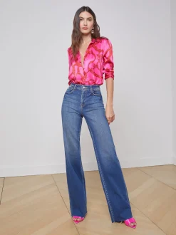 L'AGENCE Wide & Relaxed|Straight|Scottie Wide-Leg Jean Hasting