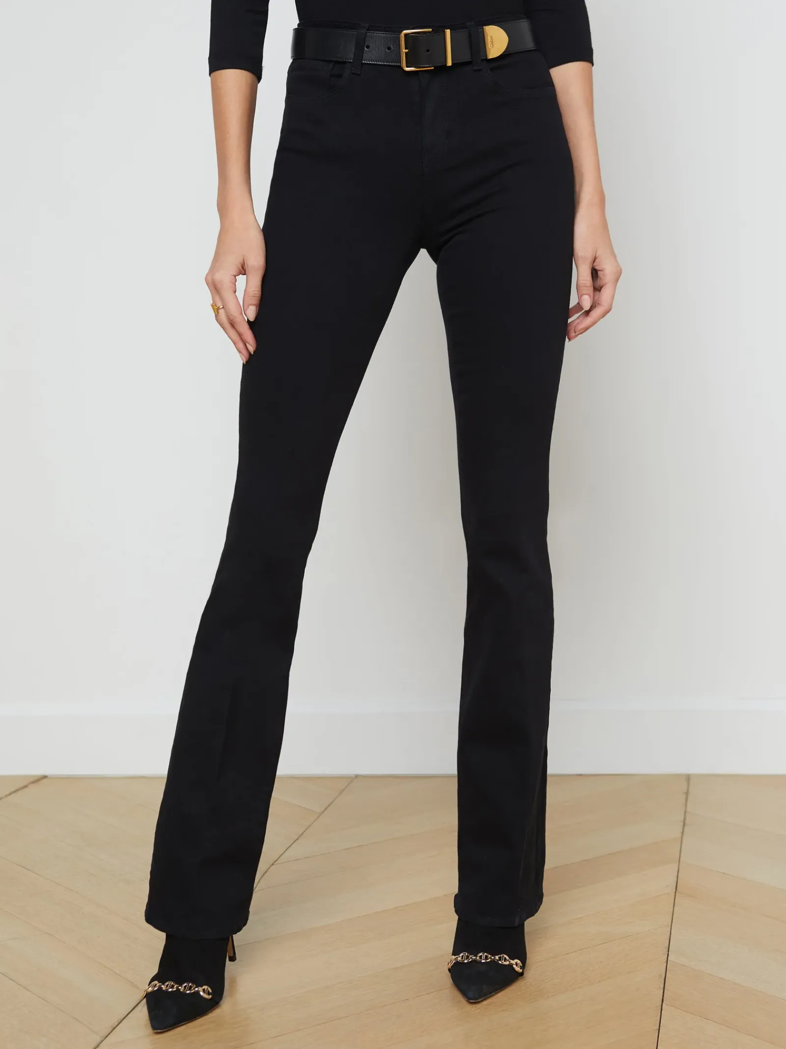 L'AGENCE Straight|Flare & Bootcut|Selma Bootcut Jean Noir