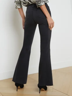 L'AGENCE Flare & Bootcut|Sera Jean Dark Graphite