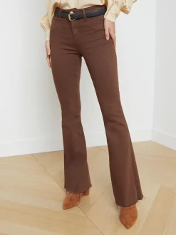 L'AGENCE Resort Collection|Flare & Bootcut|Sera Jean Dark Mocha