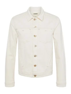 L'AGENCE Nouveau Whites|Spring Collection|Shuri Denim Jacket Macadamia