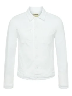 L'AGENCE Denim Jackets|Spring Collection|Shuri Denim Jacket Blanc