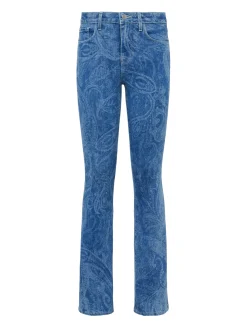 L'AGENCE Flare & Bootcut|Spring Collection|Stassi Printed Bootcut Jean Paisley Laser