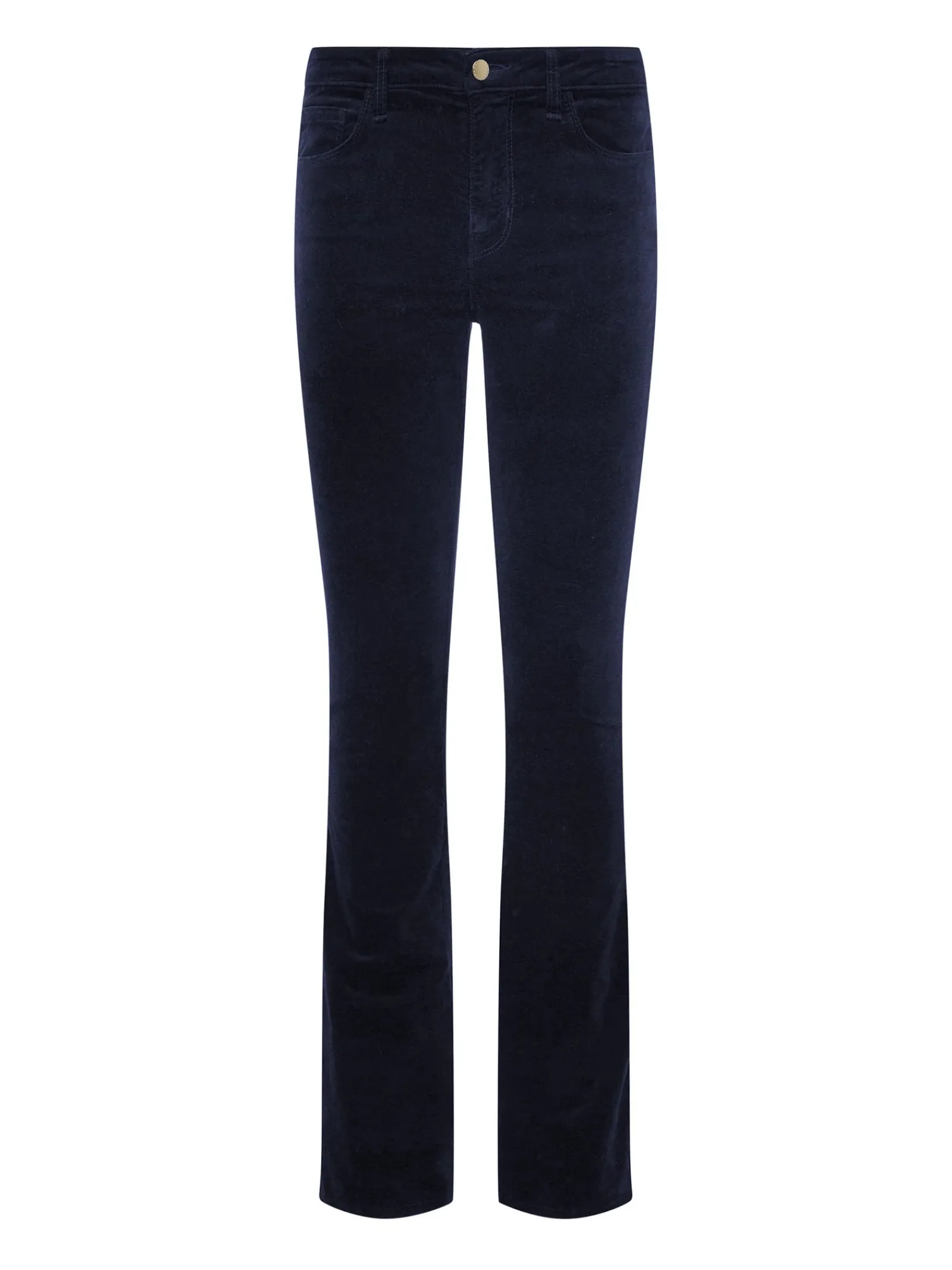 L'AGENCE Straight|Velvet Denim|Stevie Velvet Jean Dark Navy