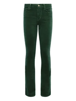 L'AGENCE Straight|Velvet Denim|Stevie Velvet Jean Green Pastures