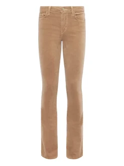 L'AGENCE Straight|Velvet Denim|Stevie Velvet Jean Dark Cappuccino