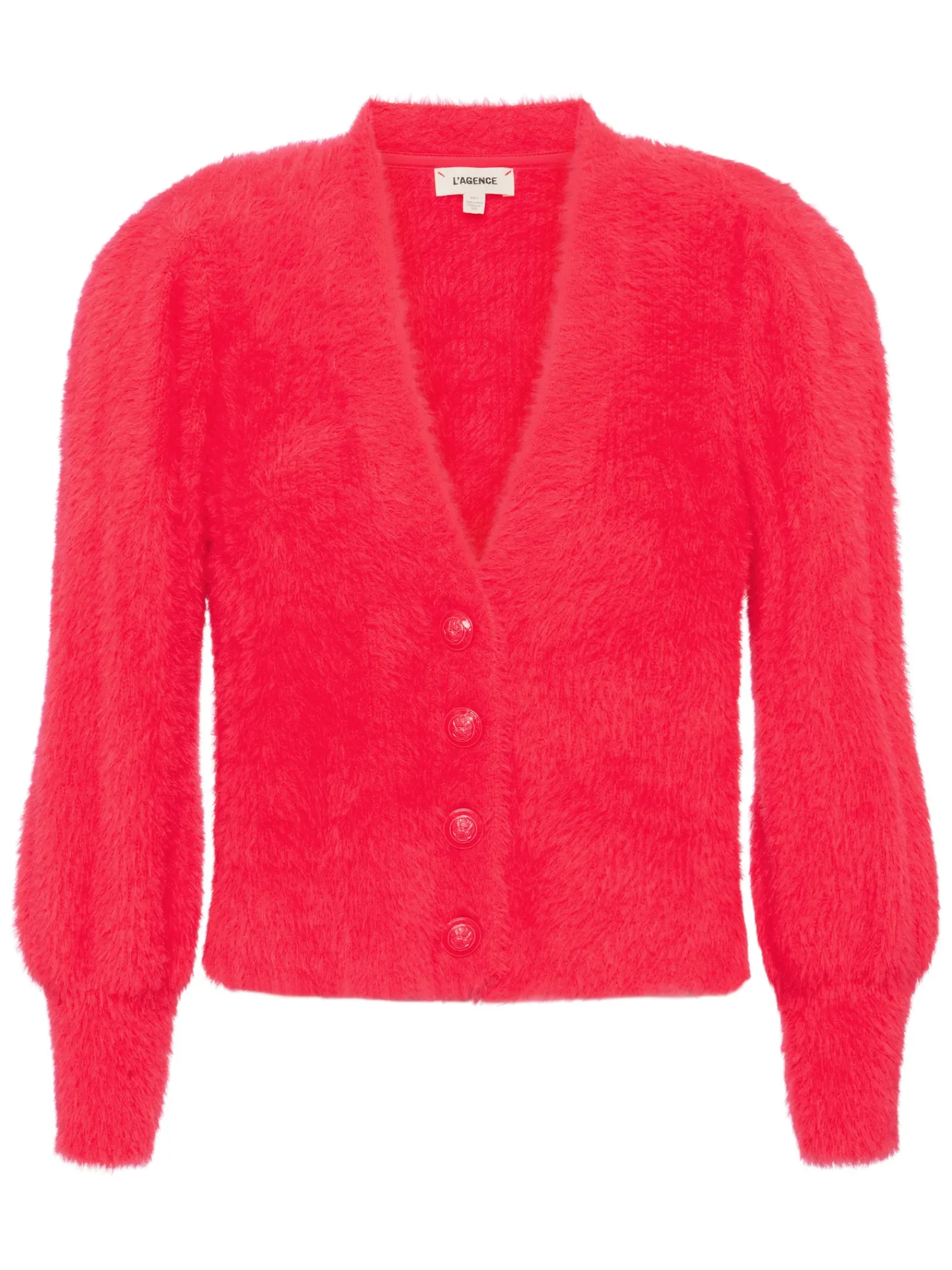 L'AGENCE Spring Collection|Knitwear|Talulla Cardigan Neon Coral