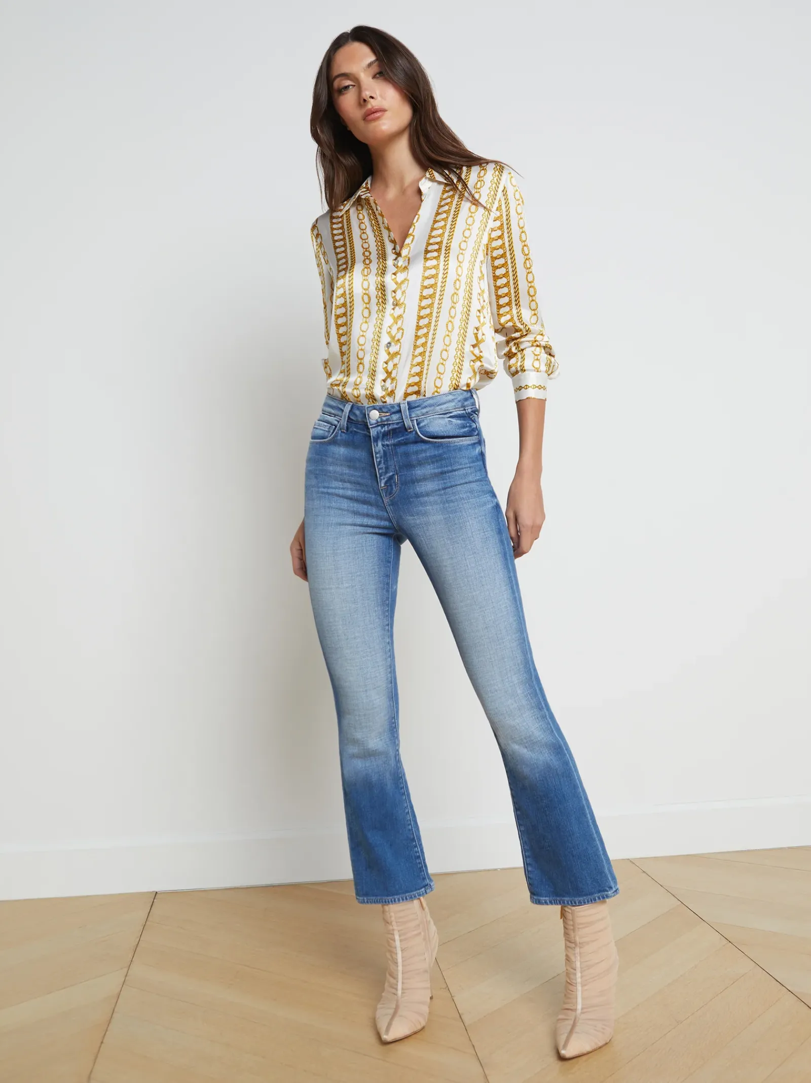 L'AGENCE Back in Stock|Resort Collection|Tati Cropped Micro Boot Jean Hayward