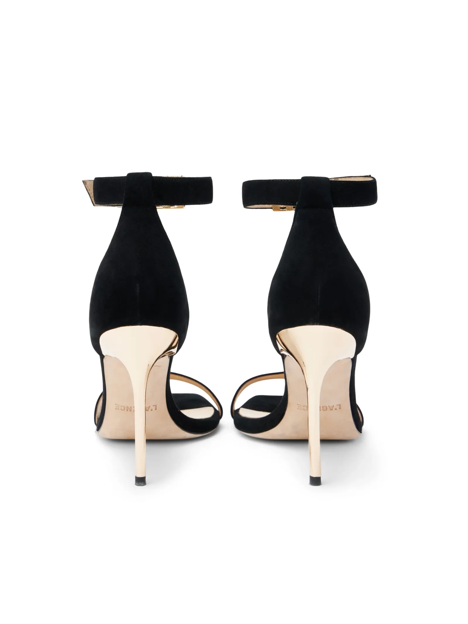 L'AGENCE Resort Collection|Sandals & Wedges|Thea Sandal Black Suede