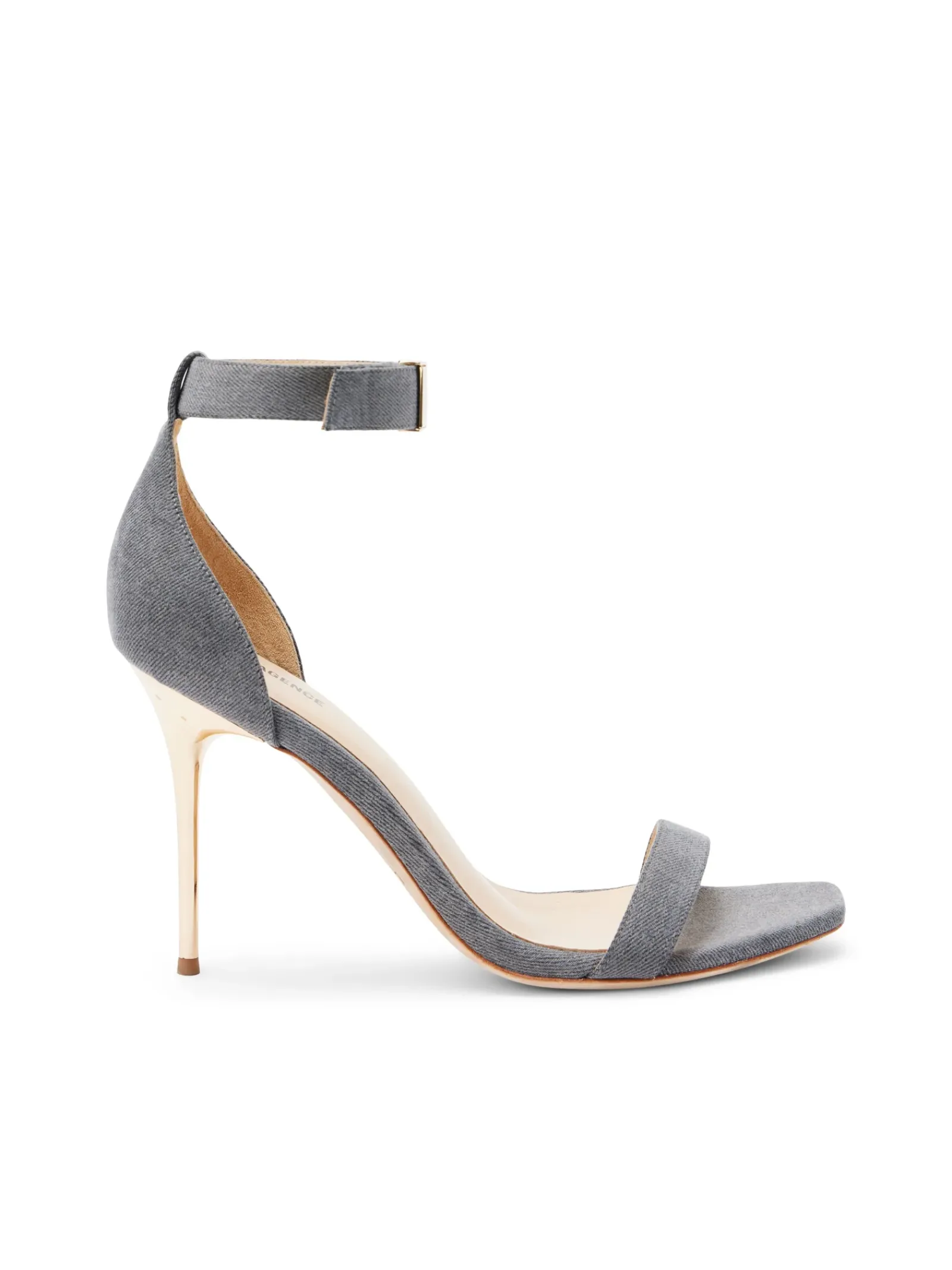 L'AGENCE Resort Collection|Sandals & Wedges|Thea Sandal Grey Denim