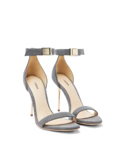 L'AGENCE Resort Collection|Sandals & Wedges|Thea Sandal Grey Denim