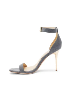 L'AGENCE Resort Collection|Sandals & Wedges|Thea Sandal Grey Denim