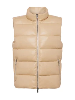L'AGENCE Spring Collection|Blazers & Jackets|Tori Puffer Vest Almond