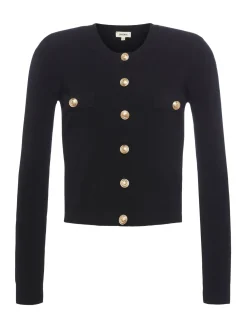 L'AGENCE All Things Black|Knitwear|Toulouse Cardigan Black
