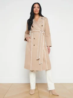 L'AGENCE Spring Collection|Best Sellers|Venus Trench Coat Almond