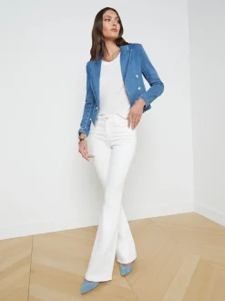 L'AGENCE Back in Stock|Best Sellers|Wayne Denim Blazer Provo