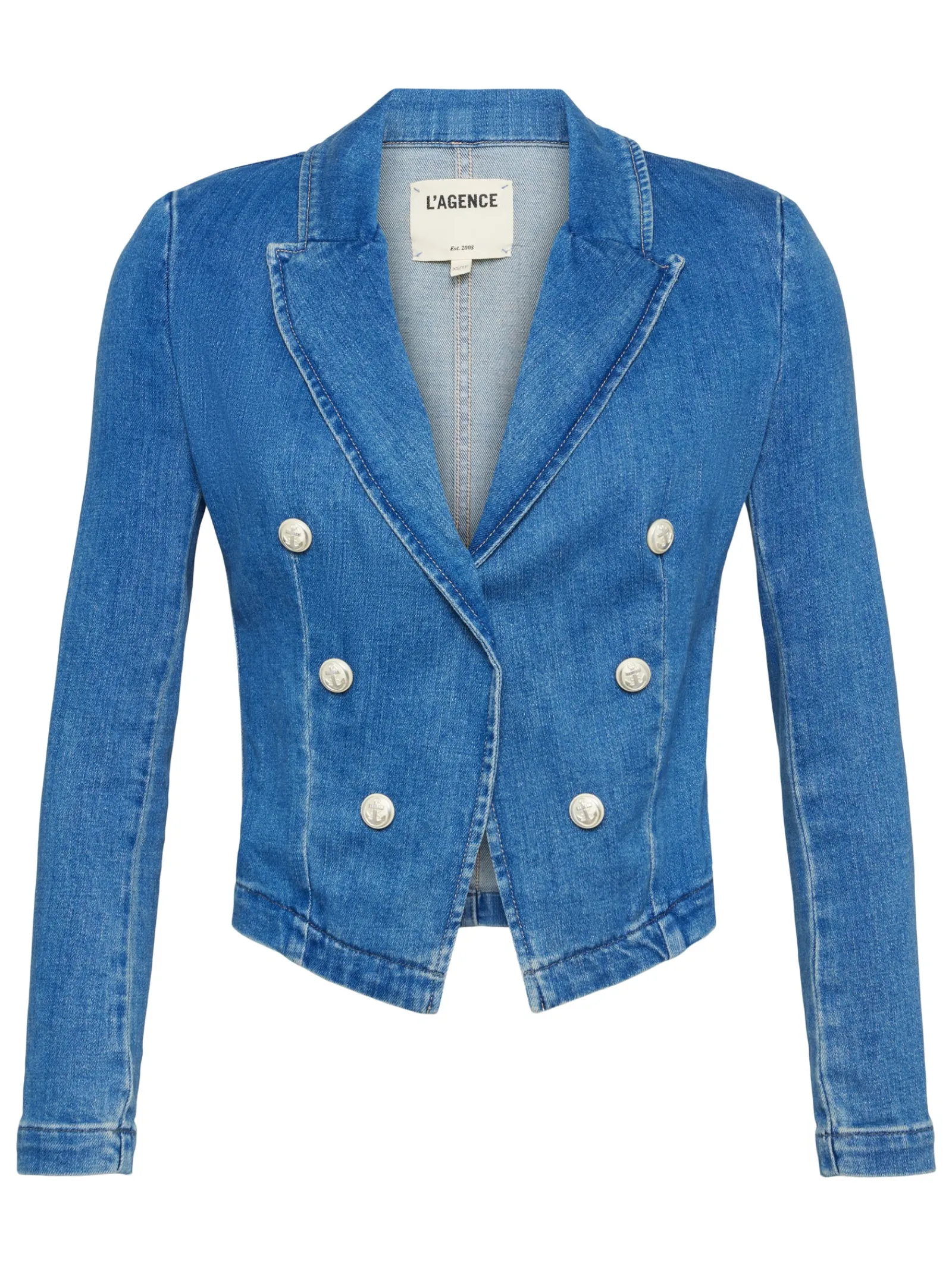 L'AGENCE Back in Stock|Best Sellers|Wayne Denim Blazer Provo