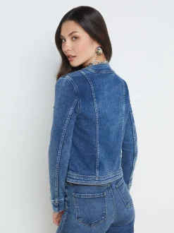 L'AGENCE Denim Jackets|Best Sellers|Yari Jacket Rhodes