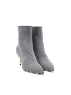 L'AGENCE Resort Collection|Heels & Pumps|Zoe Bootie Grey Denim