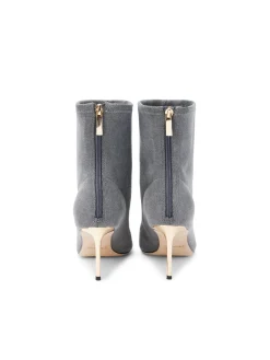 L'AGENCE Resort Collection|Heels & Pumps|Zoe Bootie Grey Denim