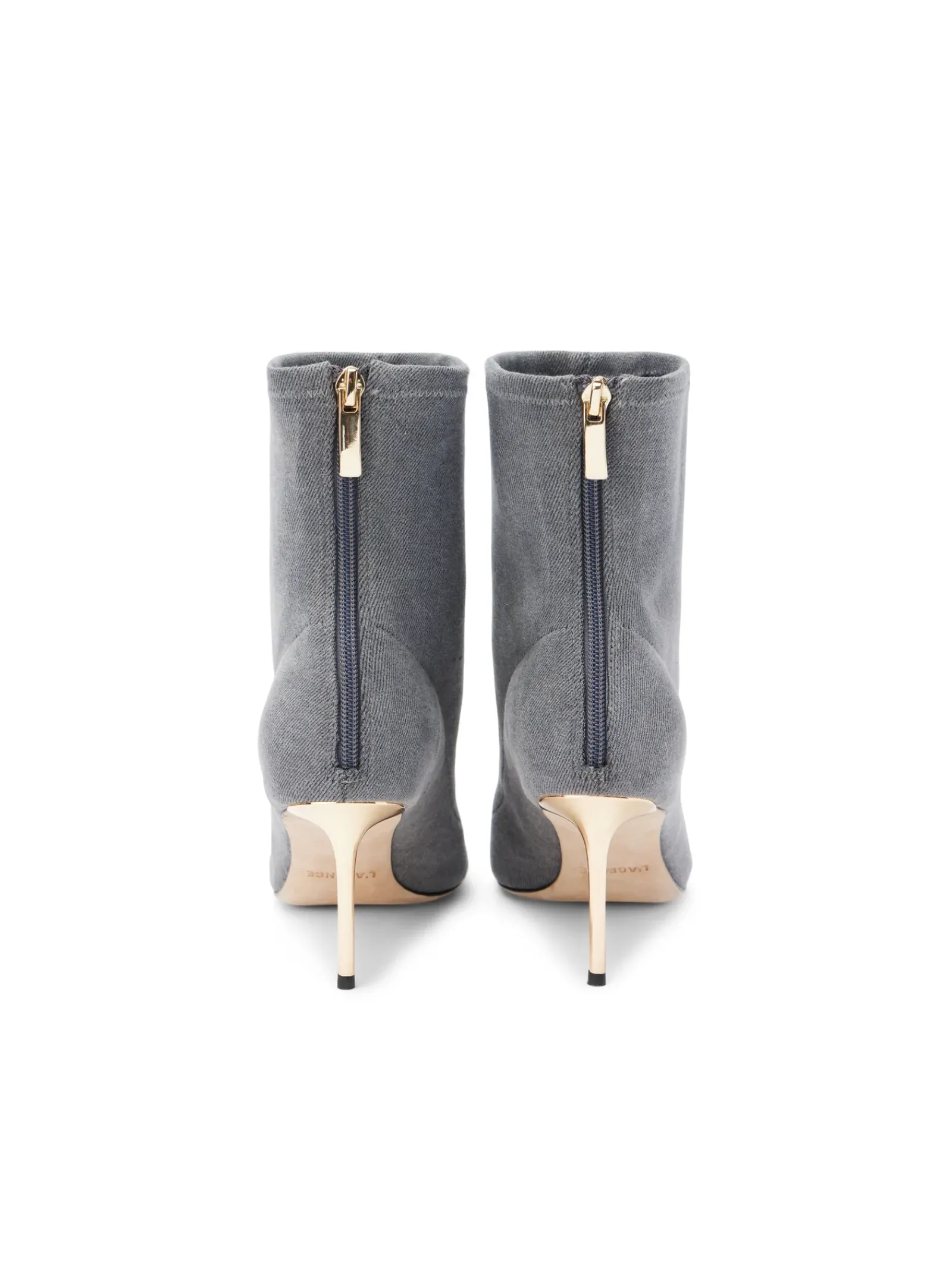 L'AGENCE Resort Collection|Heels & Pumps|Zoe Bootie Grey Denim