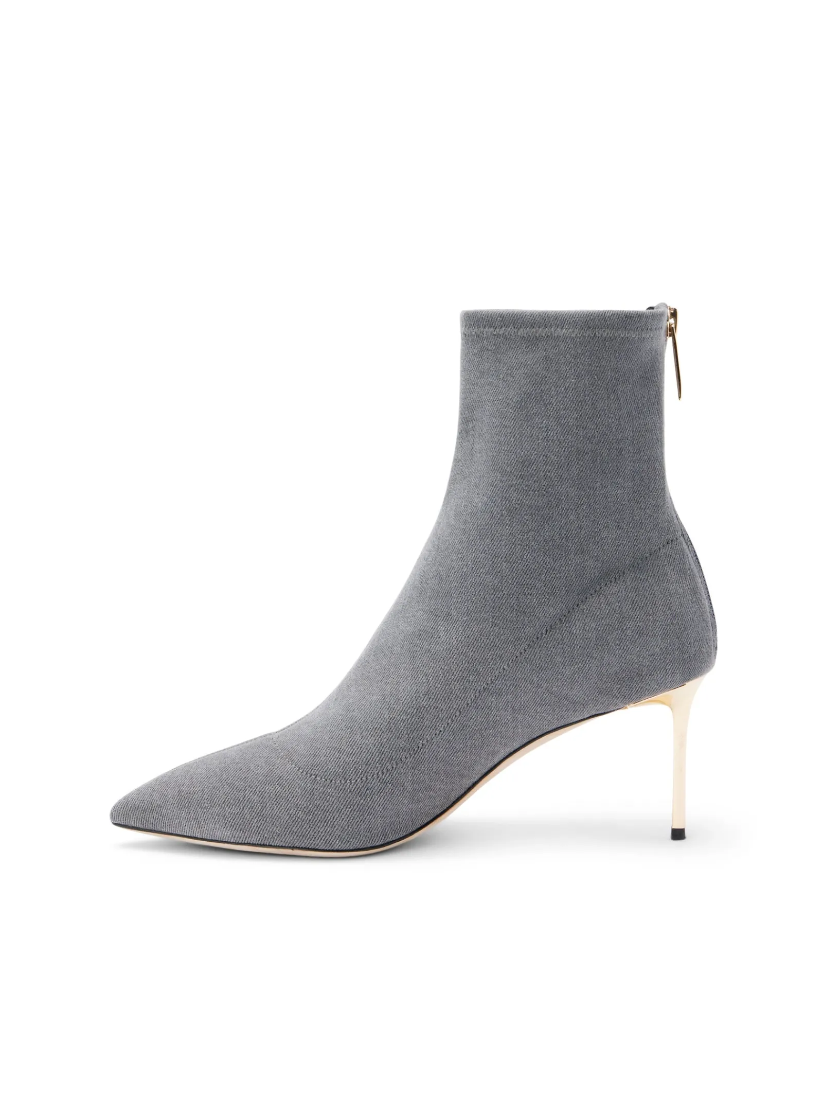 L'AGENCE Resort Collection|Heels & Pumps|Zoe Bootie Grey Denim