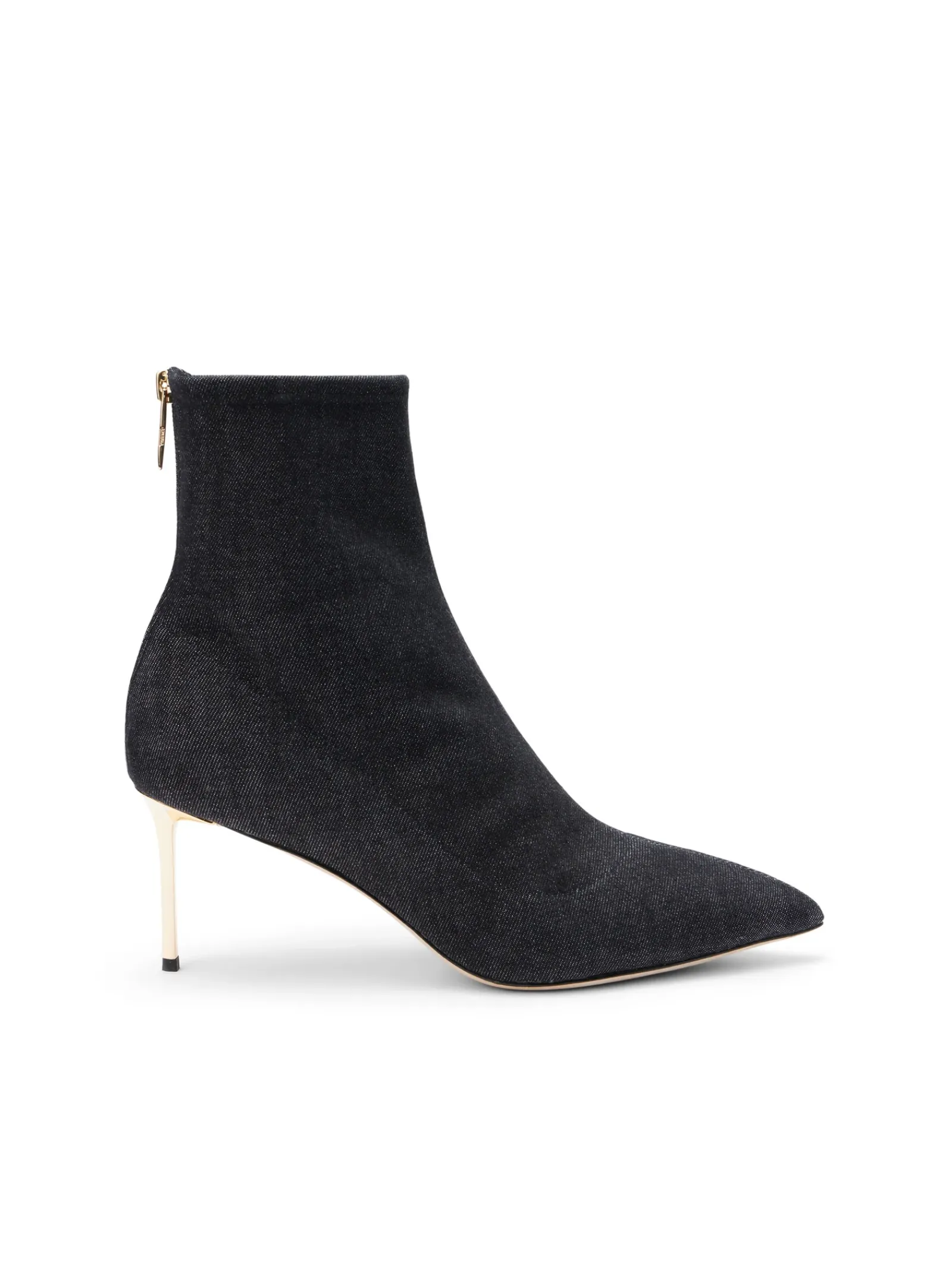 L'AGENCE Resort Collection|Heels & Pumps|Zoe Bootie Black Denim