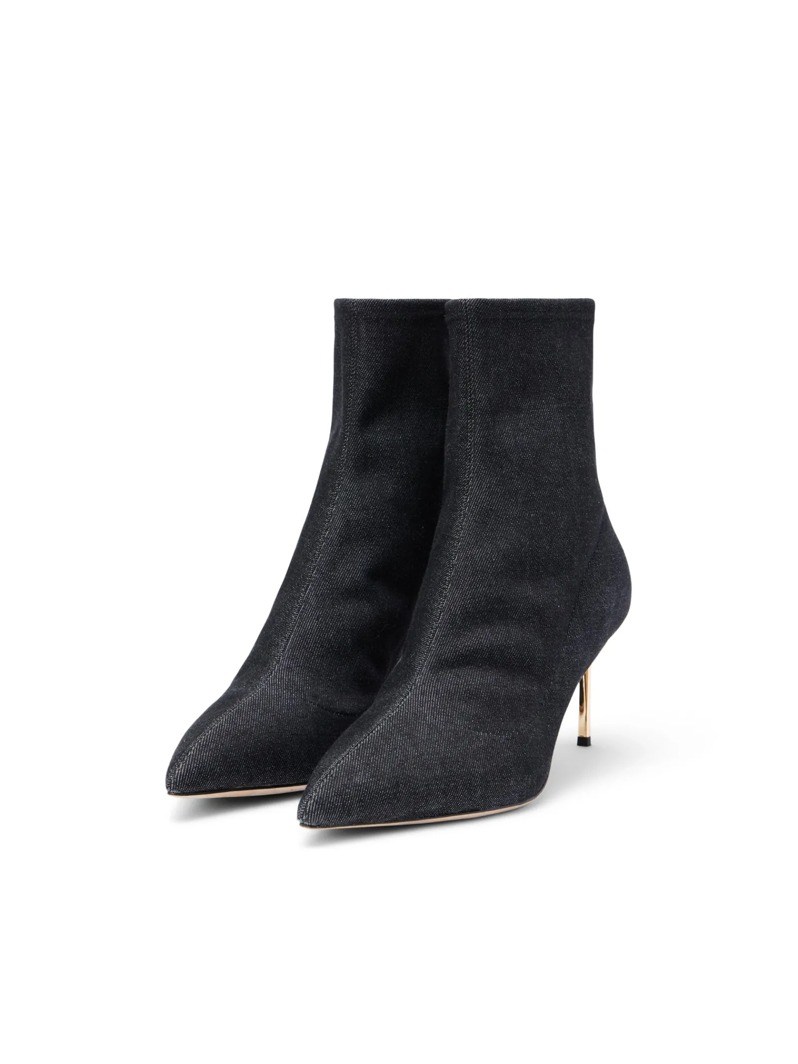 L'AGENCE Resort Collection|Heels & Pumps|Zoe Bootie Black Denim